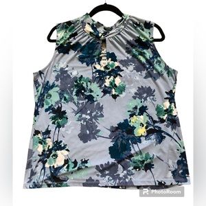 EUC Tommy Hilfiger Blue Sleeveless Blouse Shell Size XL